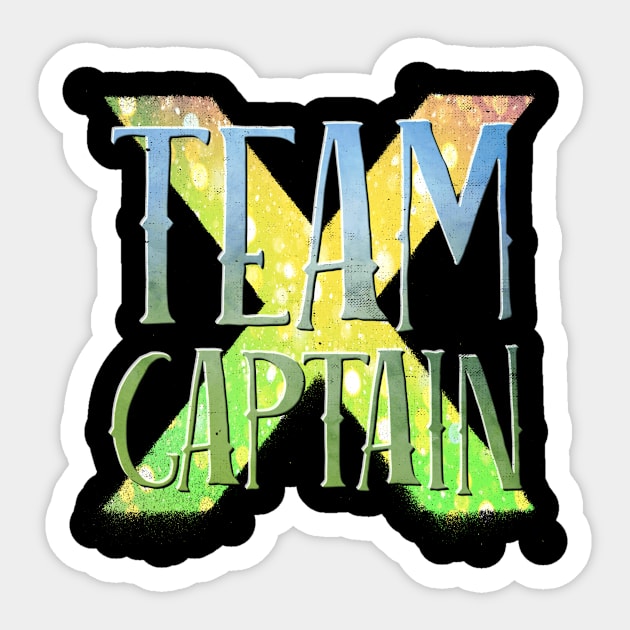 Team Captain Sticker by bobbigmac